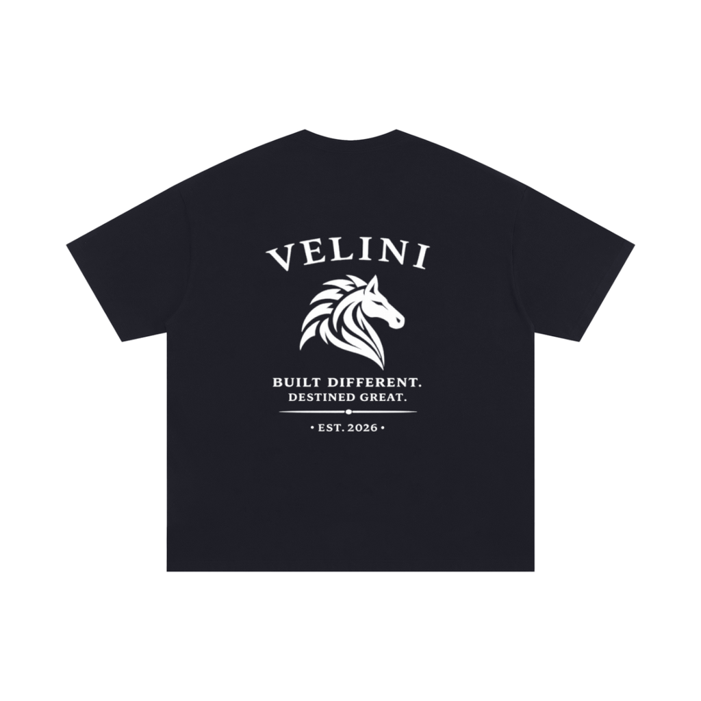 Velini Classic Boxy Tee - Black