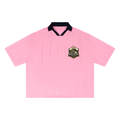 Velini Striped Boxy Soccer Jersey - Pink