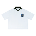 Velini Striped Boxy Soccer Jersey - Light Grey