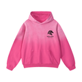 Velini Heavyweight Sunfade Oversized Hoodie - Pink