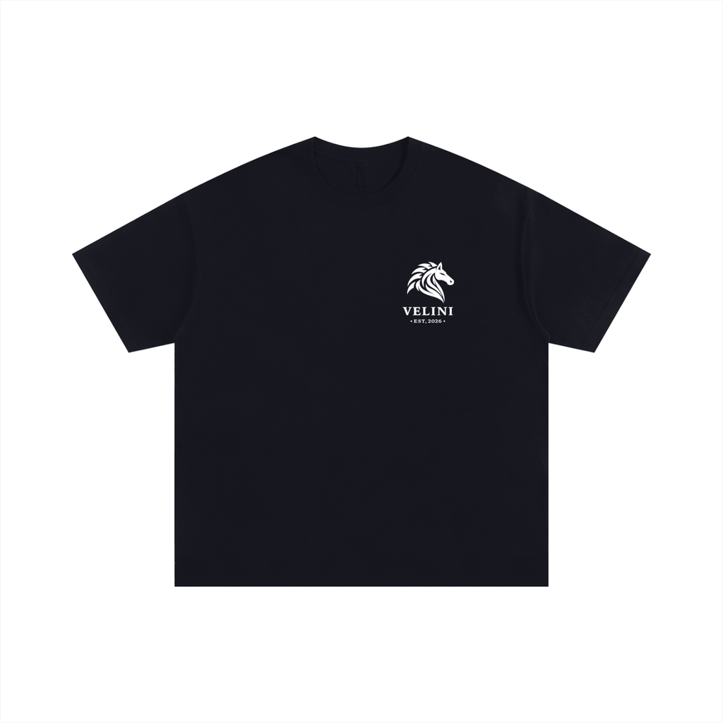 Velini Classic Boxy Tee - Black