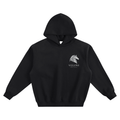 Velini Fleeced Boxy Hoodie - Black
